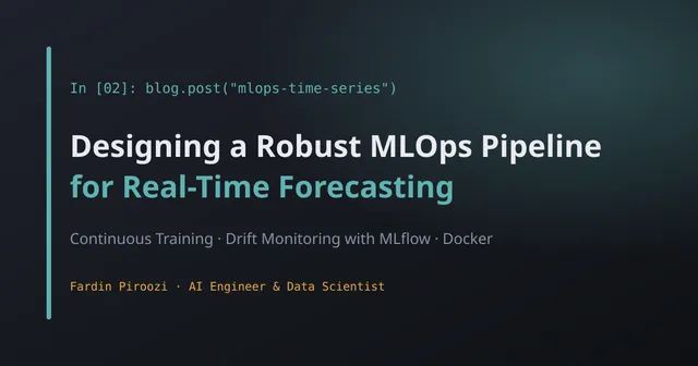 MLOps Pipeline for Real-Time Forecasting Cover Image